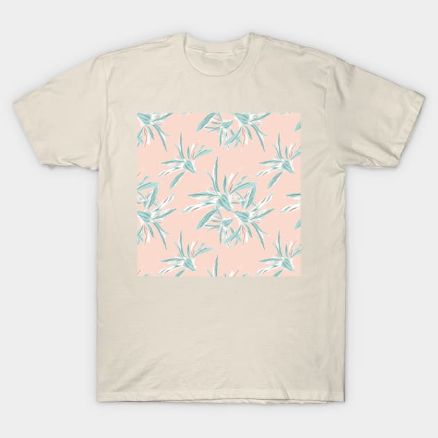 Hawaii soft pastel colors pattern T-Shirt by Earthy Planty